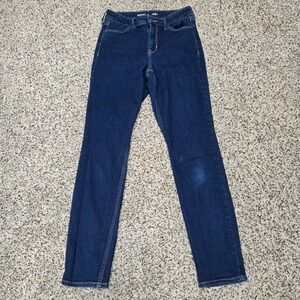 Old Navy High-Rise Straight Leg Dark Wash Denim Jeans Size‎ 2